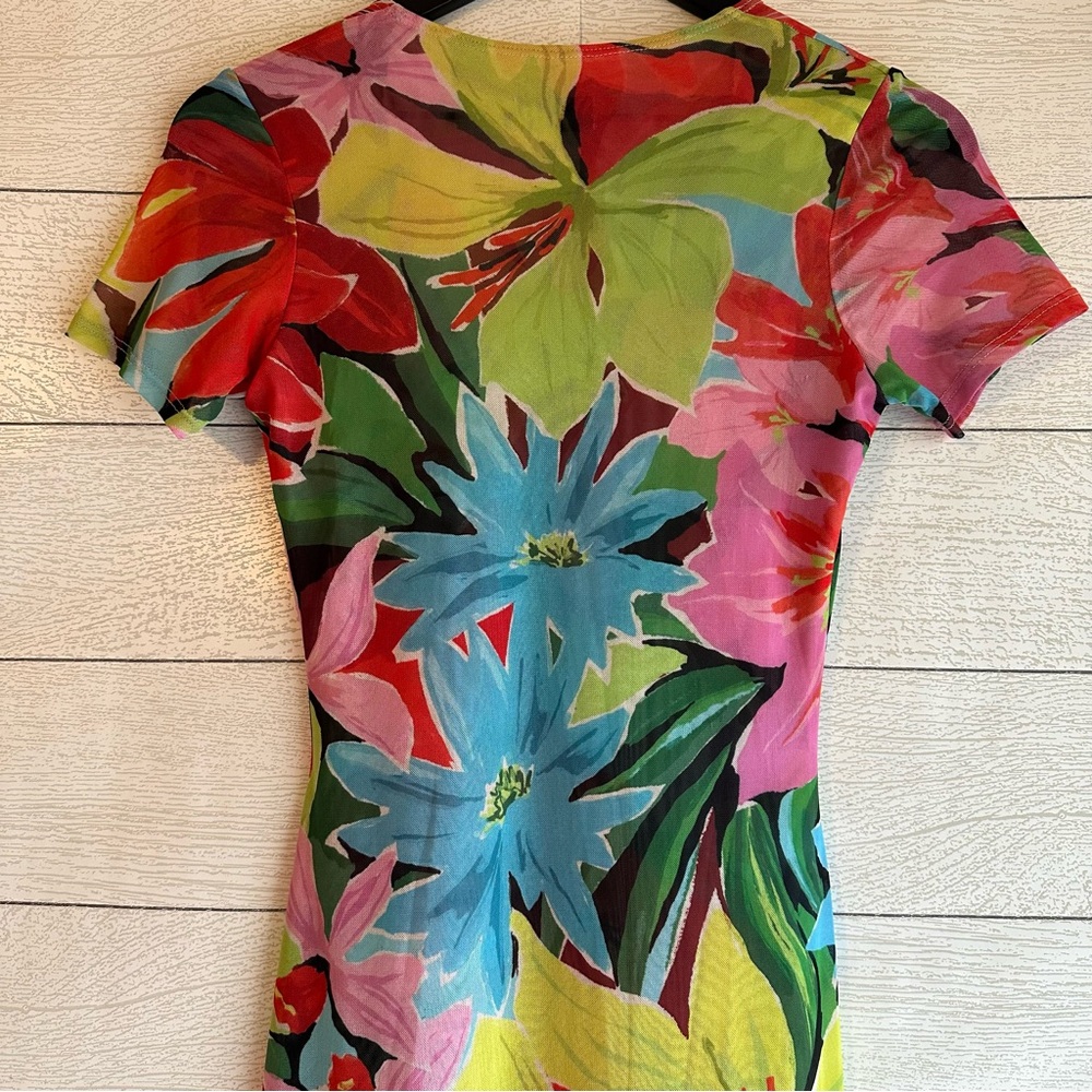 RESA Nari Maxi Dress In Tropicana Floral Mesh Tropical Size Medium - Picture 13 of 15
